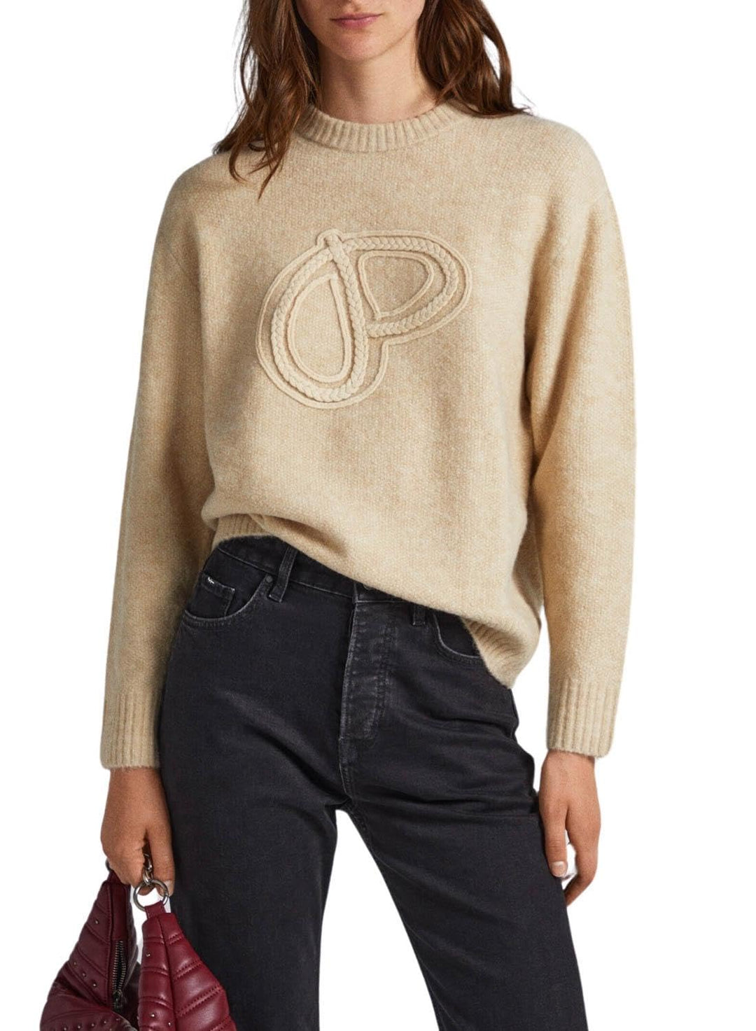 Pepe Jeans Herren Eloise Pullover M Braun (Sand), M Braun (Sand)