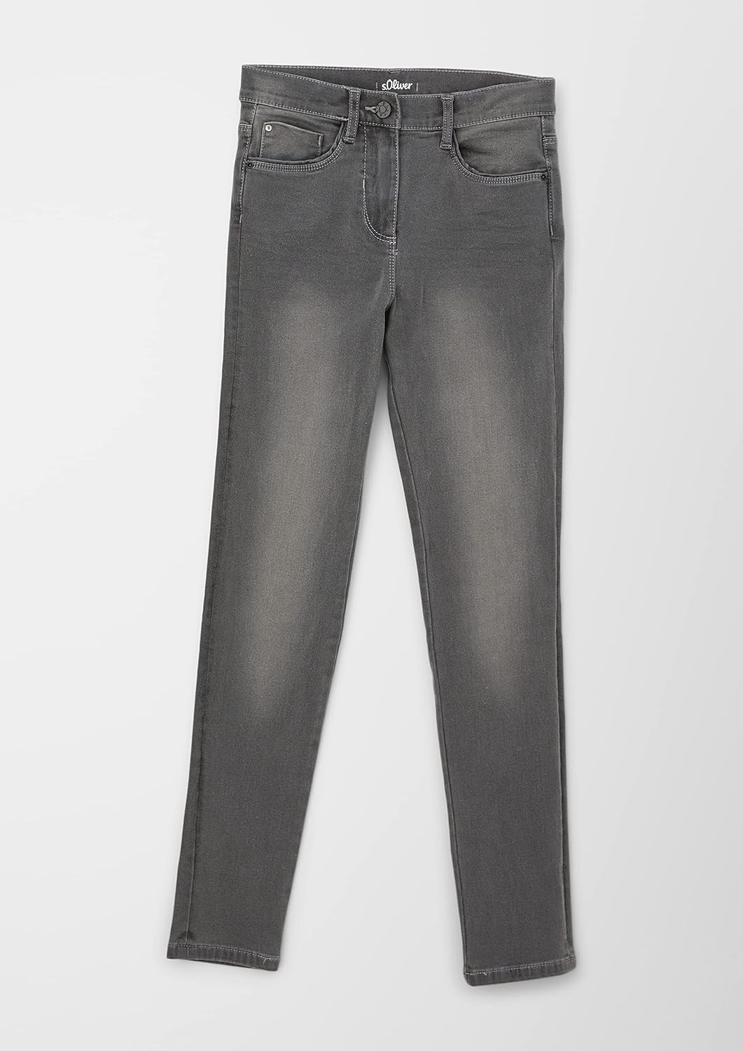 s.Oliver Mädchen Jeans 146 Grau 98z2, 146 Grau 98z2