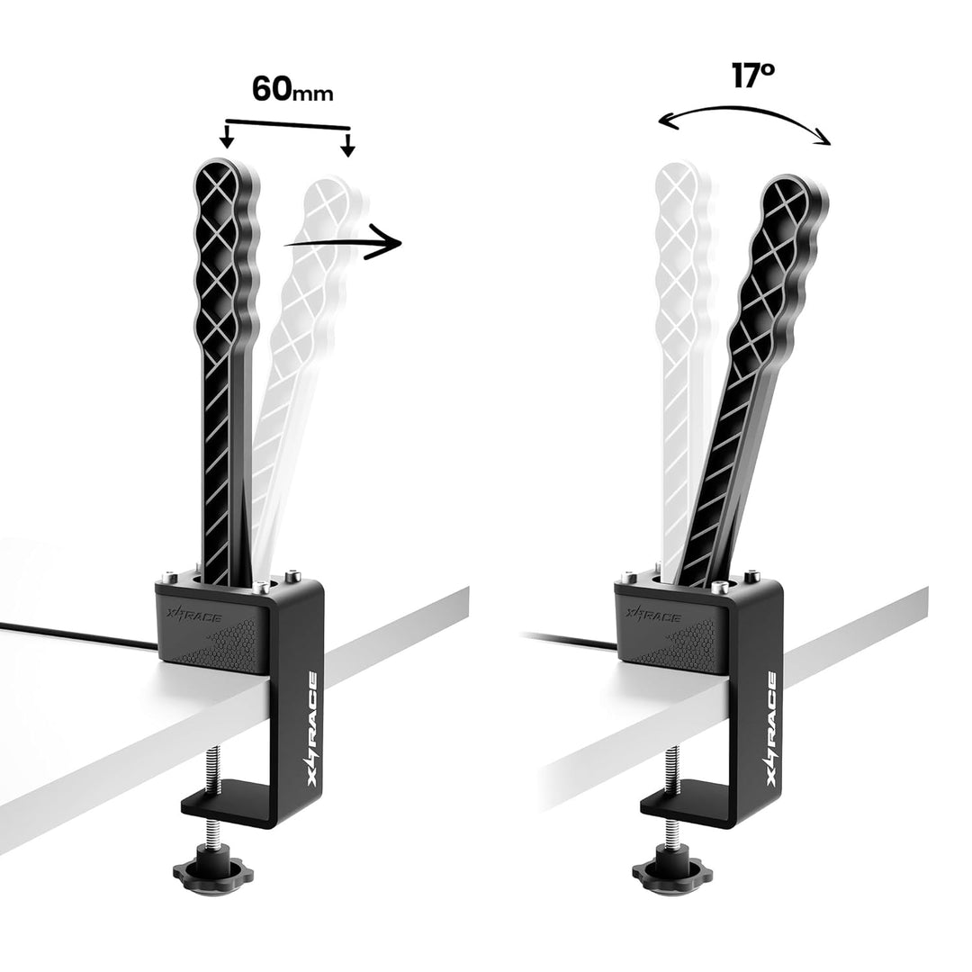 X4RACE® Handbremse Smart SL-100 – USB PC Handbrake für Sim Racing Games, Kompatibel mit LOGI TECH G2