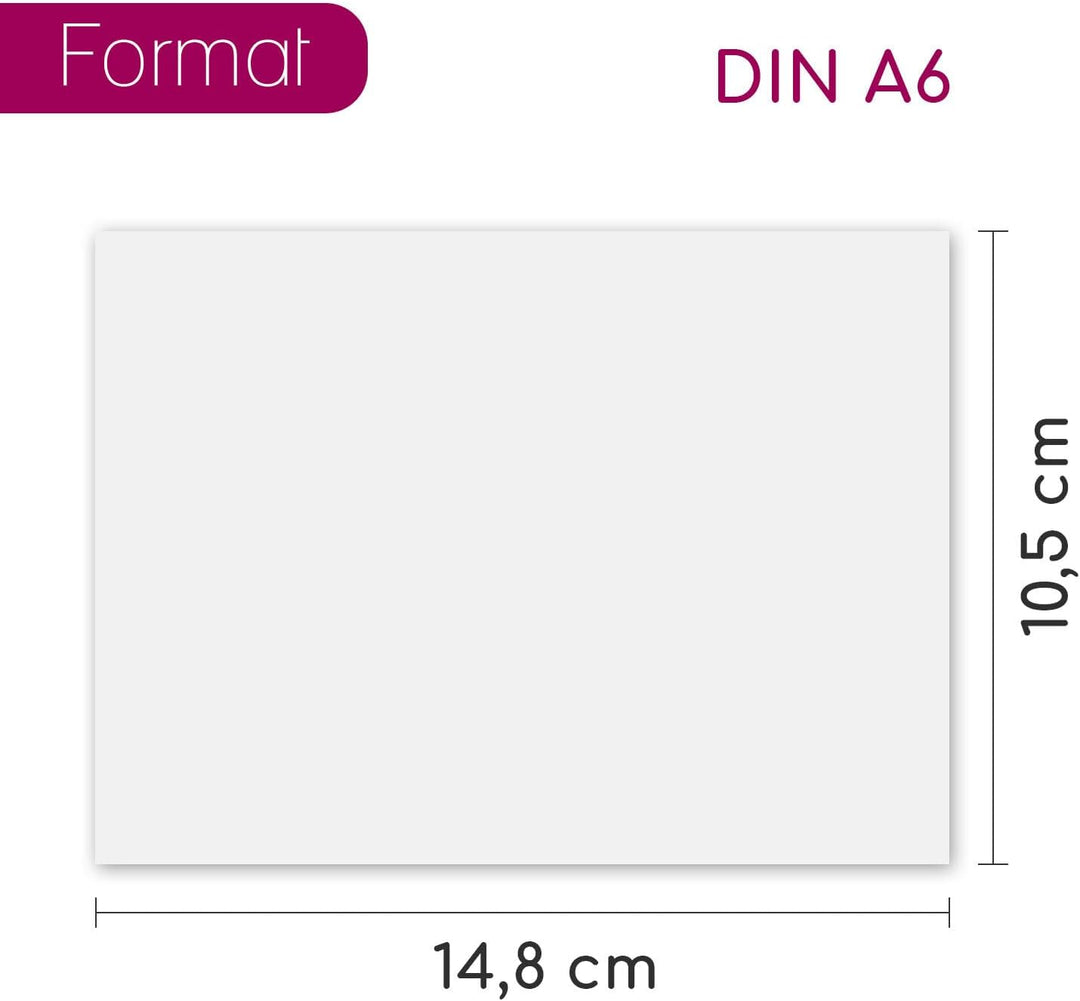 younikat 10000 Blatt blanko 80 g/m² Papier in weiss - Kopierpapier - dv1418 | DIN A6, Blanko Papier