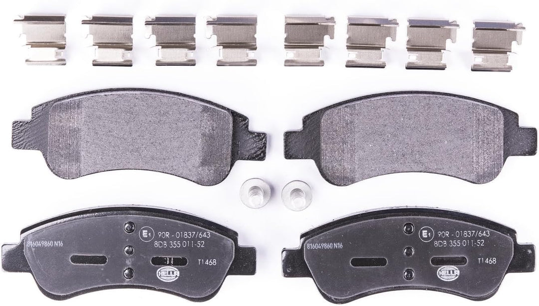 HELLA PAGID 8DB 355 011-521 Bremsbelagsatz - T1468 - Dicke/Stärke: 19mm - Bremssystem: Bosch - nicht