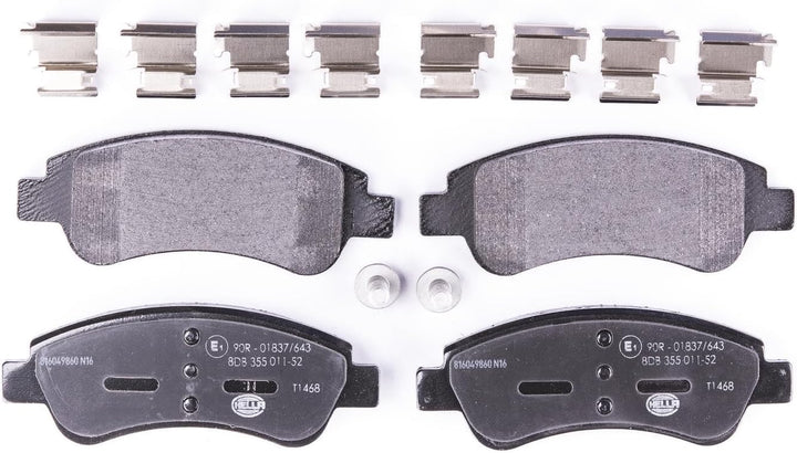 HELLA PAGID 8DB 355 011-521 Bremsbelagsatz - T1468 - Dicke/Stärke: 19mm - Bremssystem: Bosch - nicht
