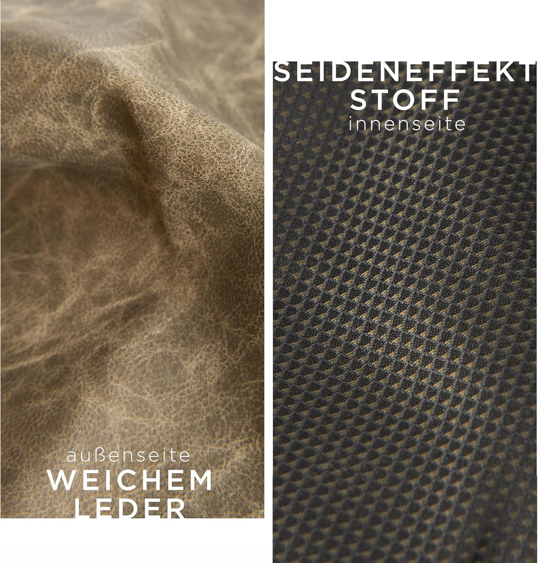 GUGGIARI® Slim Wallet mit Münzfach aus Microfaser Jacquard mit RFID Schutz - Schlankes Portemonnaie