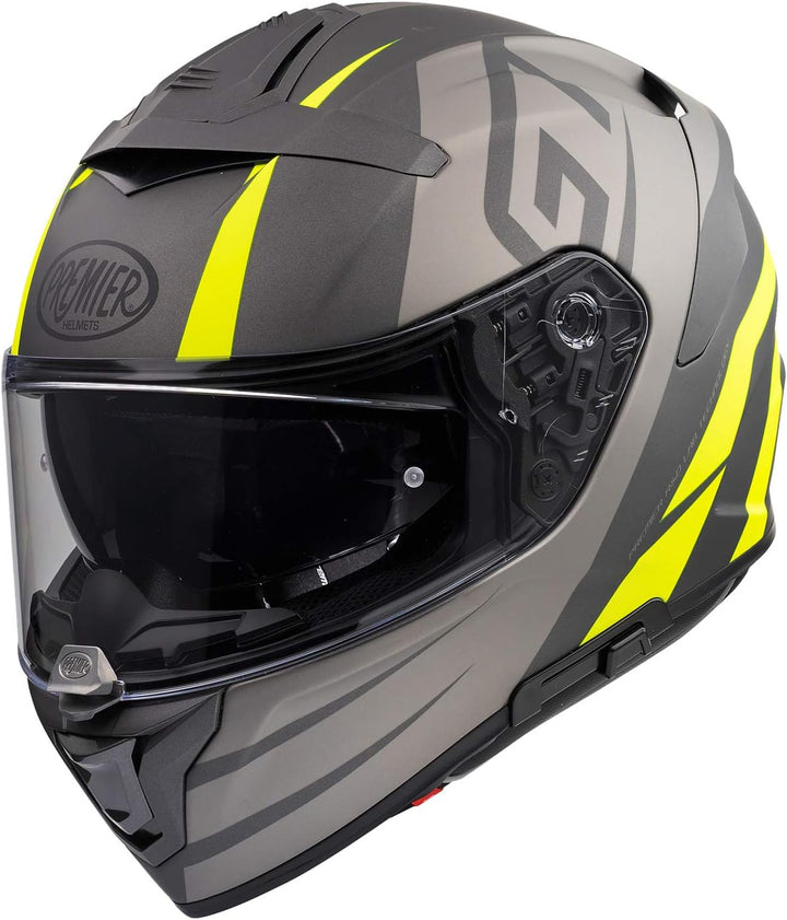 Premier HELM DEVIL GT Y BM,SCHWARZ/GRAU/GELB,M M (57/58) SCHWARZ / GRAU / GELB, M (57/58) SCHWARZ /