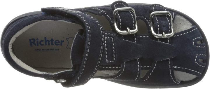 Richter Kinderschuhe Jungen Babel Geschlossene Sandalen 22 EU Blau Atlantic 7200, 22 EU Blau Atlanti
