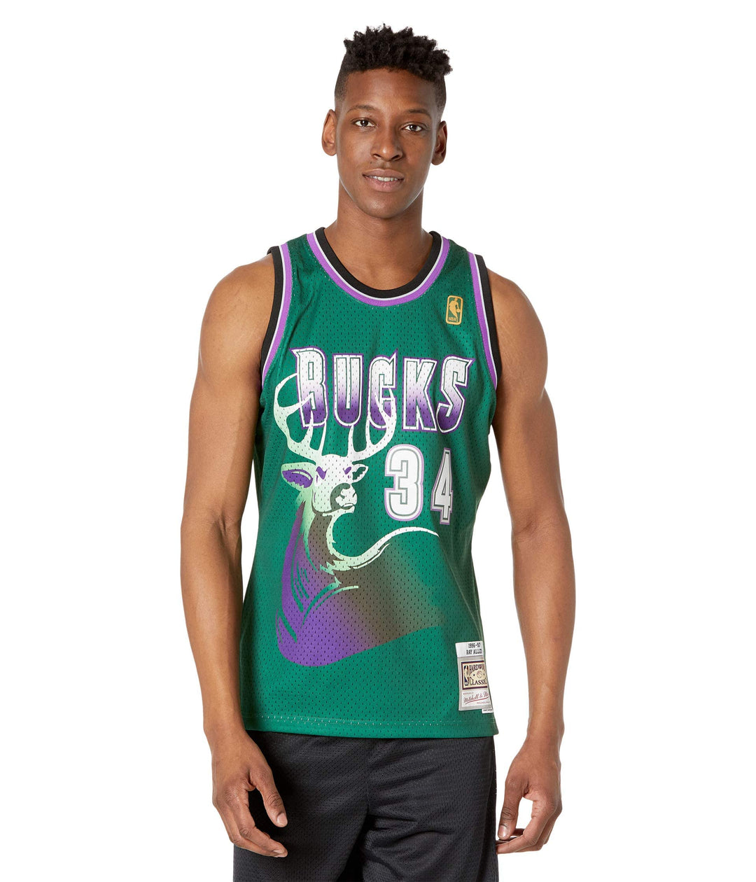 Mitchell & Ness Herren 2.0 O. Magic T-Shirt XS Dunkelgrün, XS Dunkelgrün