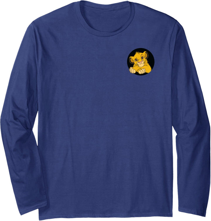 Disney The Lion King Simba Pocket Portrait Langarmshirt