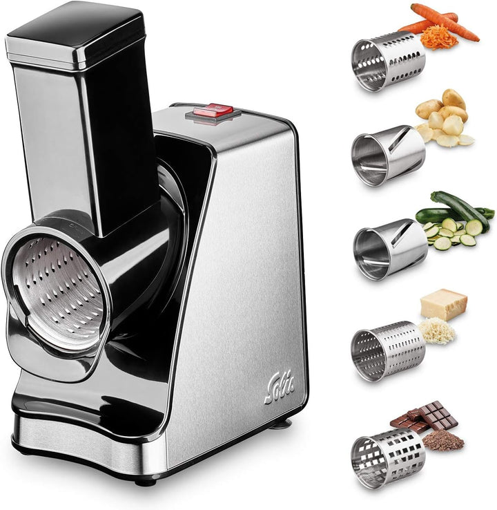 Solis Elektrischer Gemüseschneider Slice & More 8401 - Allesschneider - Spiralscheider - Multiraffel