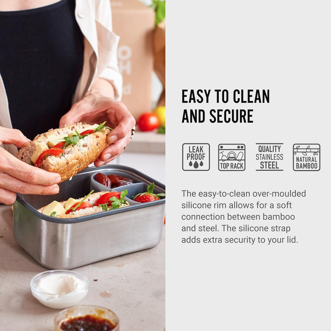 Edelstahl Sandwich 1250 ml Ozean, 1250 ml Ozean