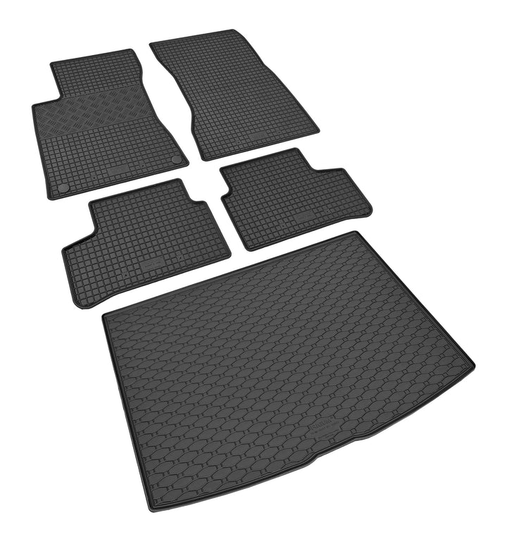 Stylisches Gummi- und Kofferraumwanne Set geeignet für Mercedes B-Klasse W247 ab 2019 - Schützen und
