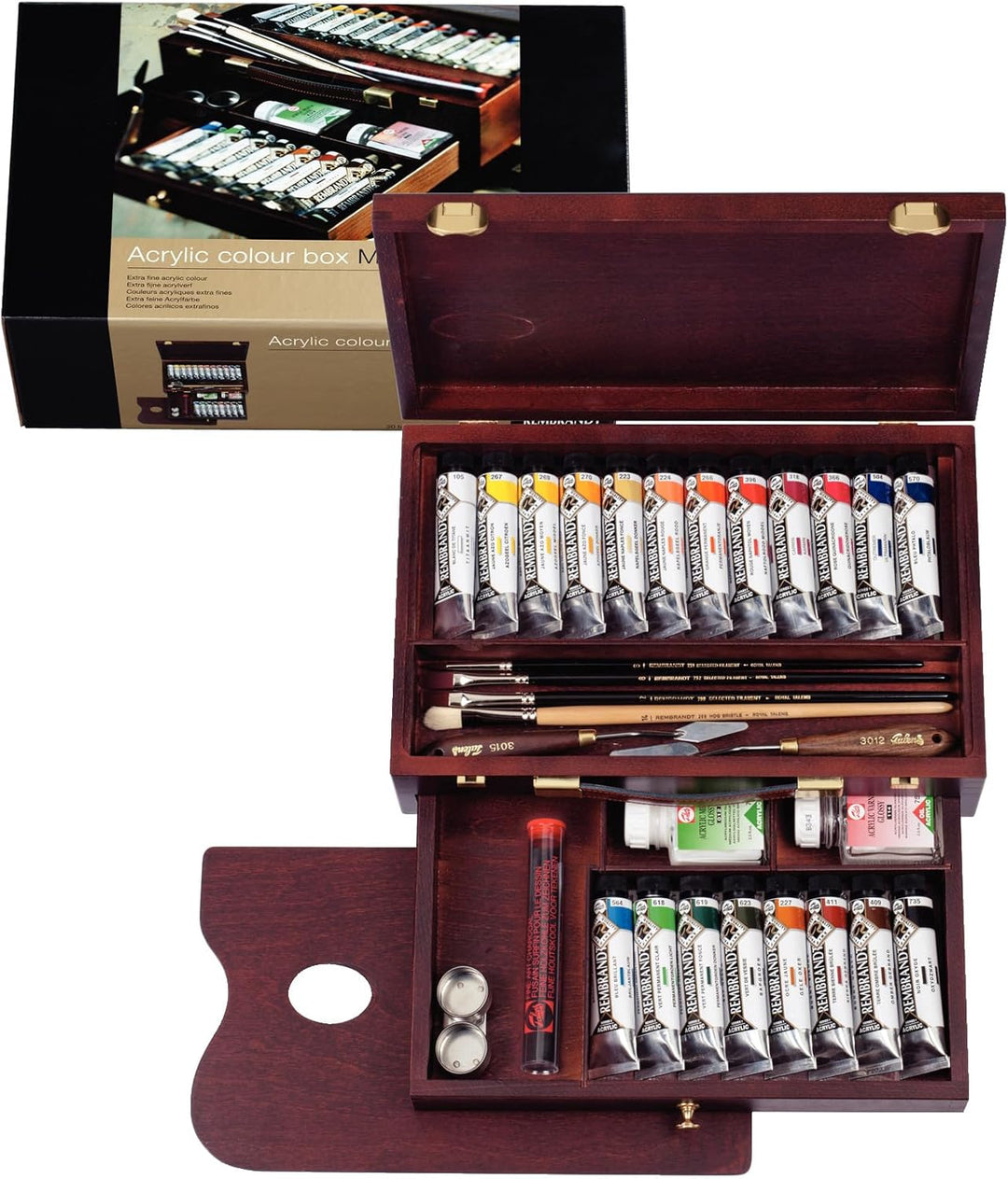 Royal Talens 18840002 Rembrandt Malkasten Acrylfarbe Master