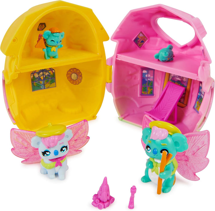 Hatchimals Rainbowcation Mini-Family Pack, Spielset mit 3 CollEGGtibles-Figuren und bis zu 3 Überras