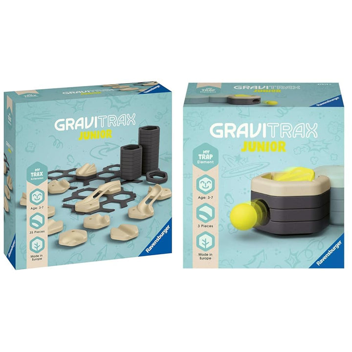 Ravensburger GraviTrax Junior Extension Trax - Erweiterbare Kugelbahn für Kinder & GraviTrax Junior