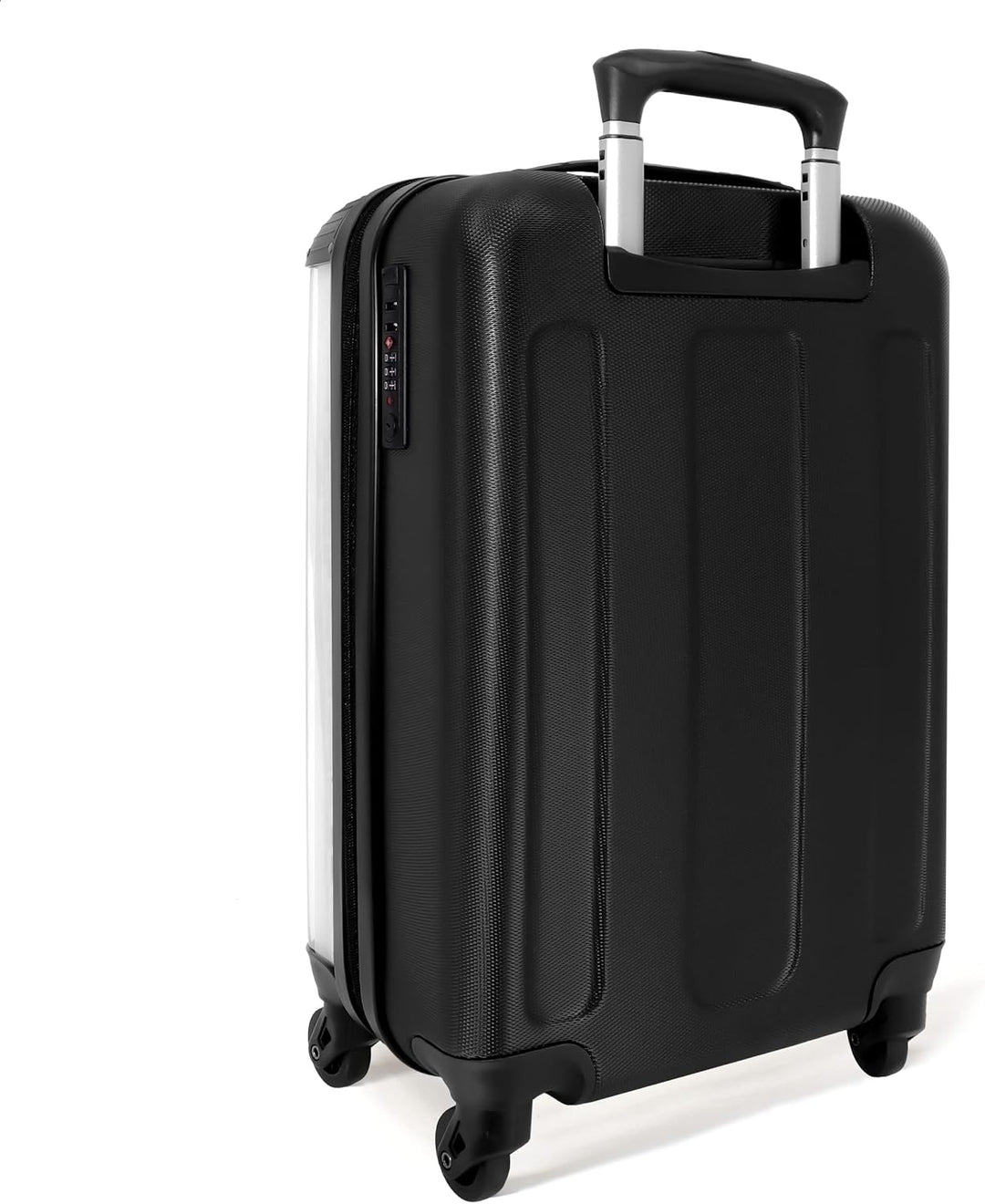 NoBoringSuitcases.com® Koffer Handgepäck Trolley Rollkoffer Kleine Reisekoffer mit 4 Rollen - Frau -