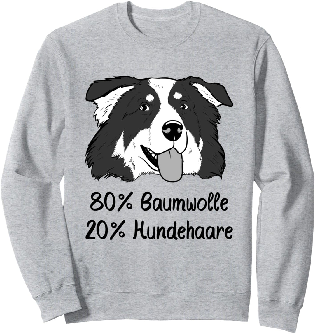 Australian Shepherd Pulli 80% Baumwolle 20% Hundehaare Sweatshirt