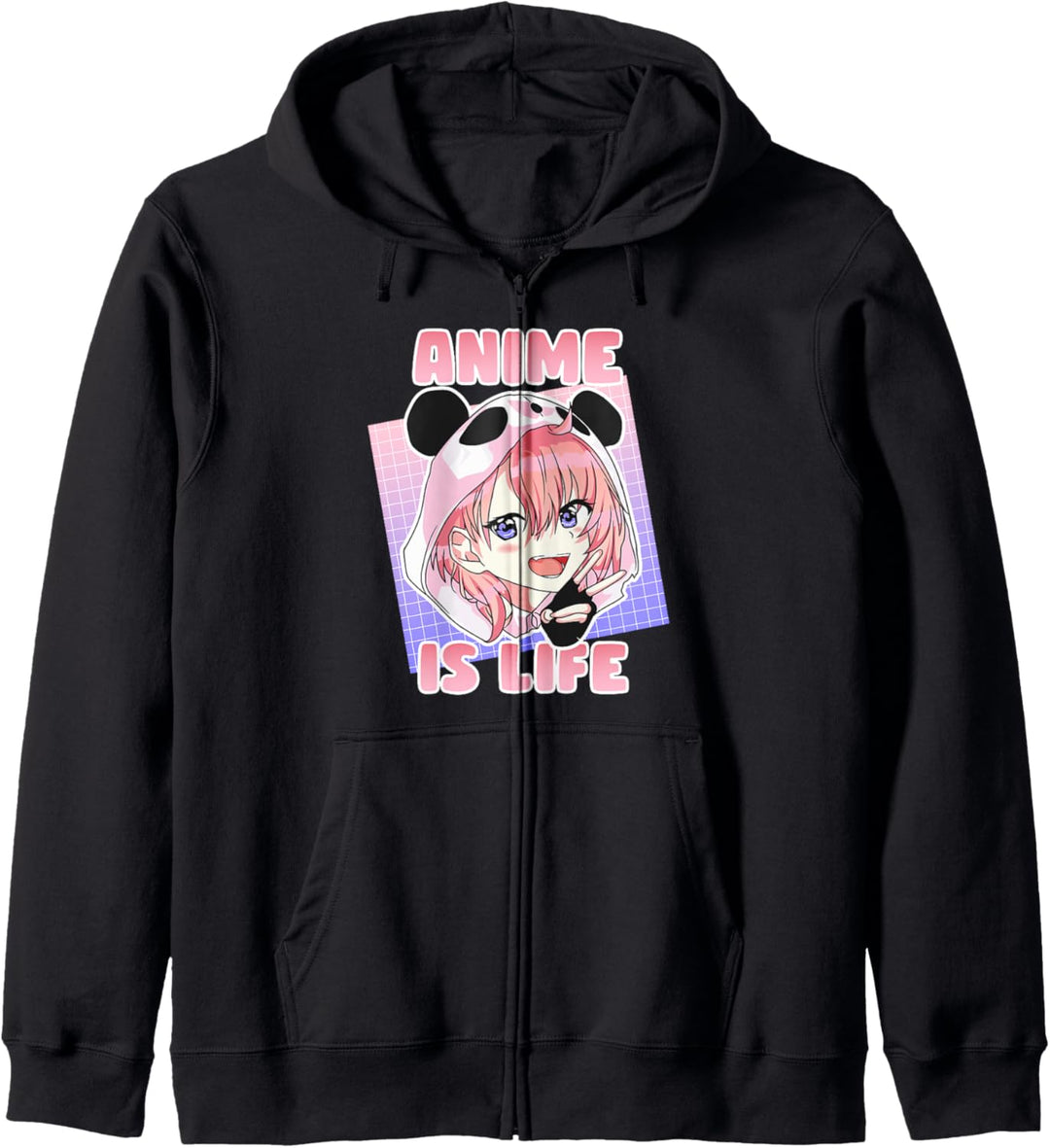Anime ist Leben Manga-Sachen für Teenager-Mädchen & Frauen Kapuzenjacke