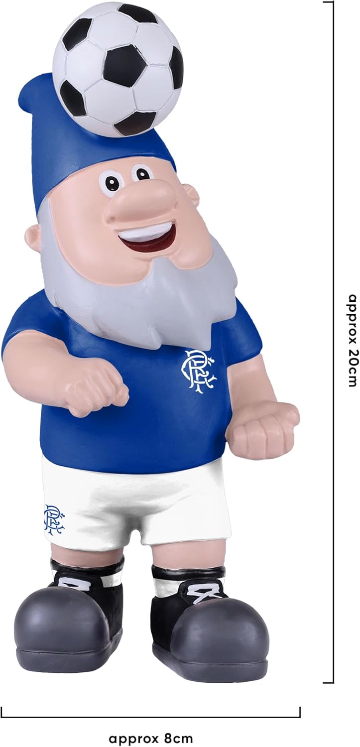 FOCO Offizielles Lizenzprodukt Rangers FC Kopfball‑Gnom, Rangers