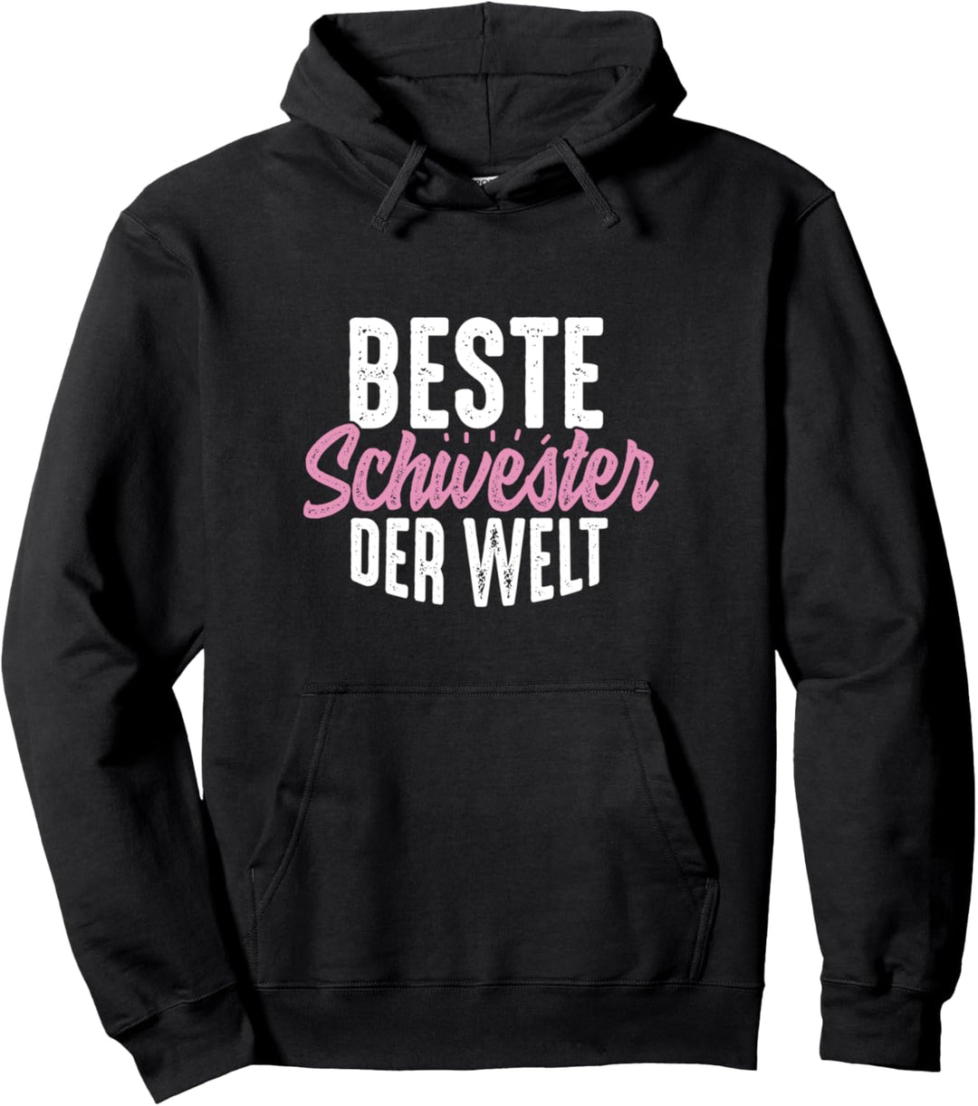 Beste Schwester der Welt | süsses Vintage Sister Geschenk Pullover Hoodie