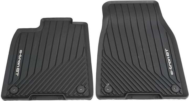 Audi 4J3061501041 Allwettermatten 2X Gummimatten vorn Gummi Fussmatten, mit e-tron GT Schriftzug Sch