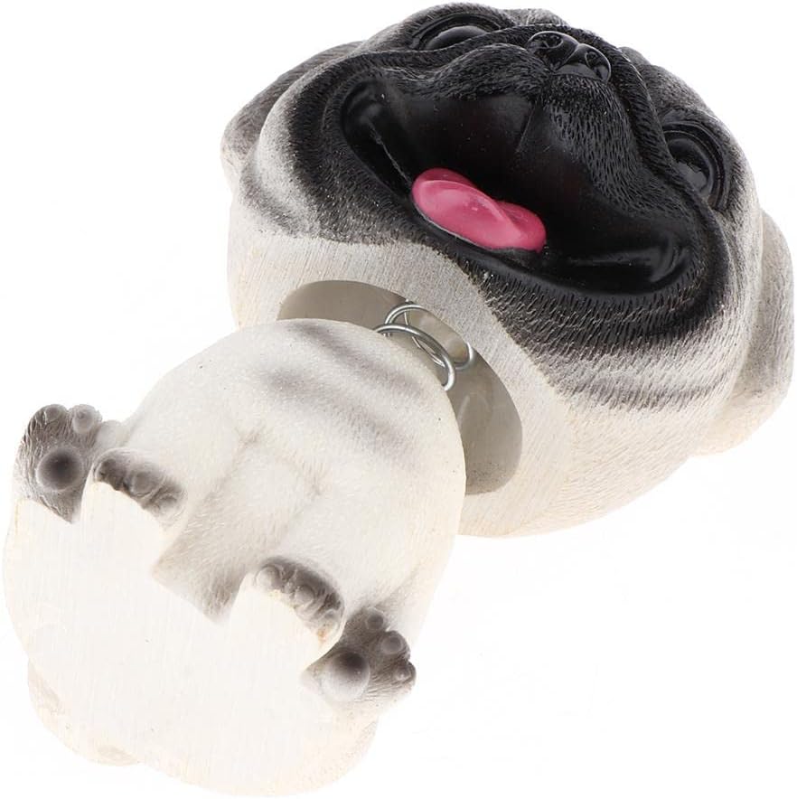 MagiDeal Hund Wackelfiguren für Auto, Auto Nette Nicken Schütteln Kopf Hund Wackelhund, Bobblehead H