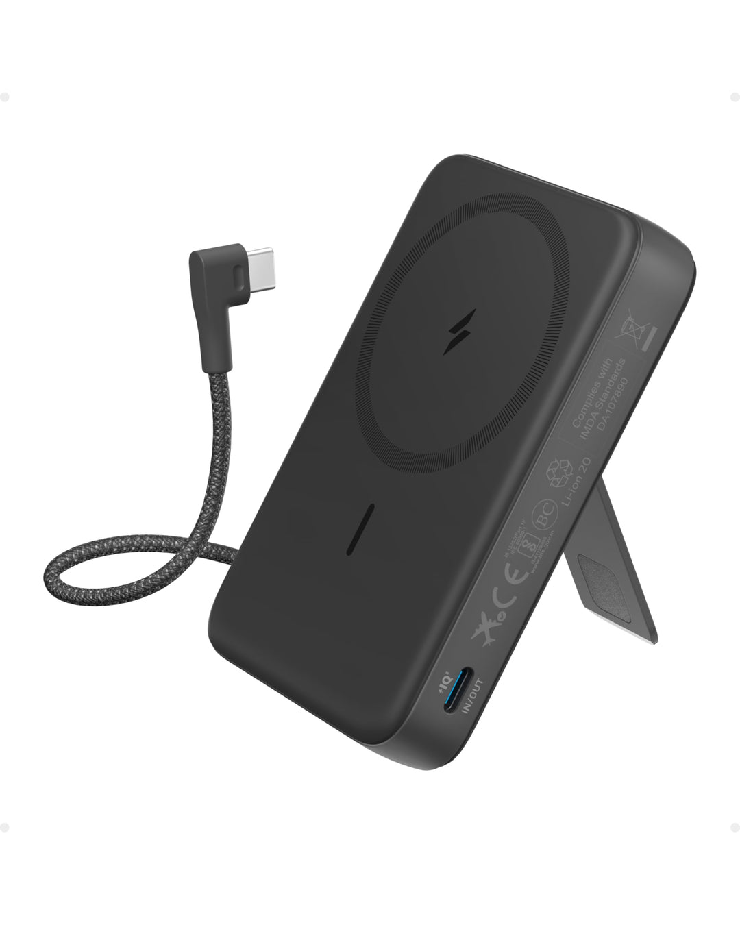 Anker Zolo magnetische Powerbank, 10K kabelloses Ladegerät, 30W Max. Schnellladen, integriertes USB-