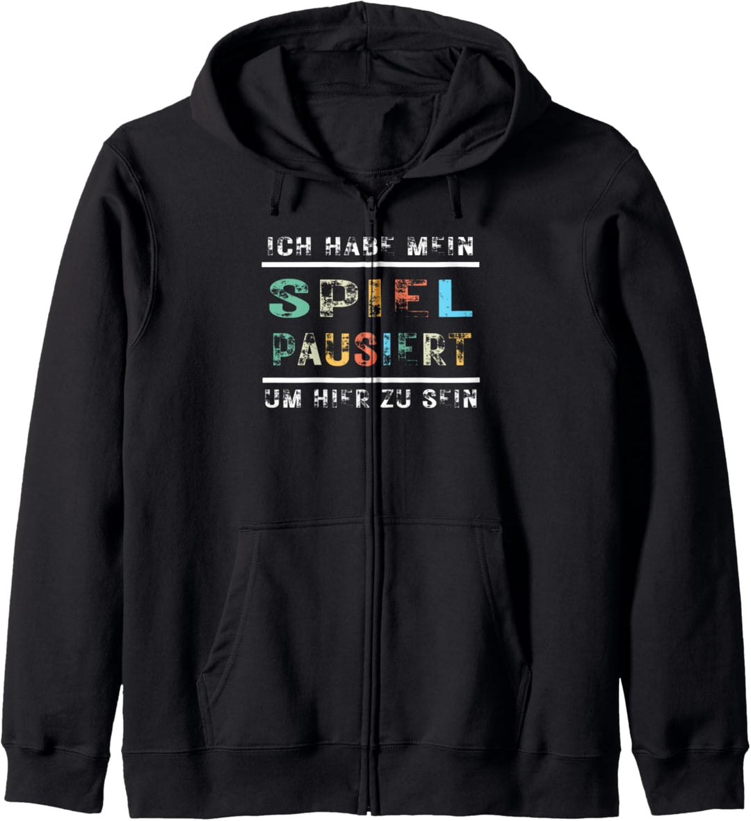 Ich habe mein Spiel pausiert um hier zu sein - Gamer Gaming Kapuzenjacke