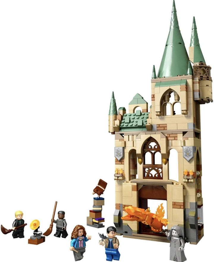 LEGO 76413 Harry Potter Hogwarts: Raum der Wünsche, Schloss-Spielzeug mit verwandlungsfähiger Feuers