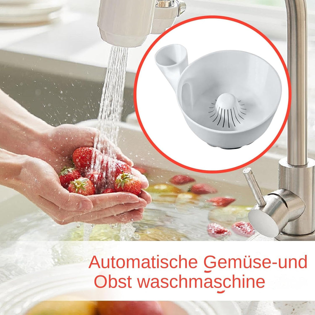 Fruit Washing Bowl, Automatic Vegetable Cleaner, Multi Salad Rinsing Basket, Small Food Storage Cont