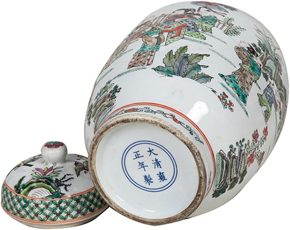 Yajutang Chinesische Porzellan Deckelvase39cm hoch Ø 23cm