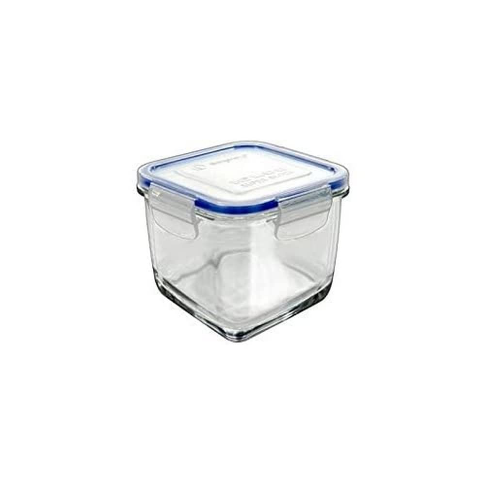 Générique Superblock Dose mit Deckel, eckig, Glas, 21 x 16,3 x 6,5 cm, 83 cl, Transparent, 8012719 2