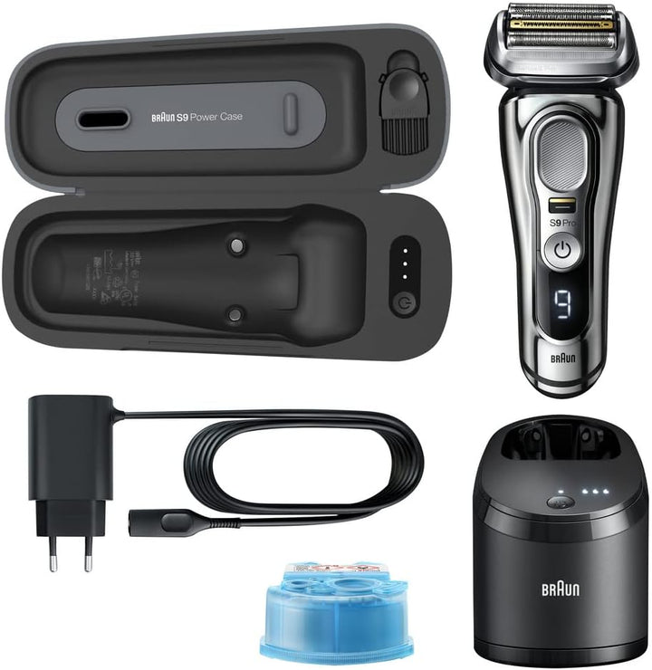Braun Series 9 Pro Premium Elektrorasierer mit 4+1 Scherkopf, Rasierer Herren Elektrisch, ProLift Tr