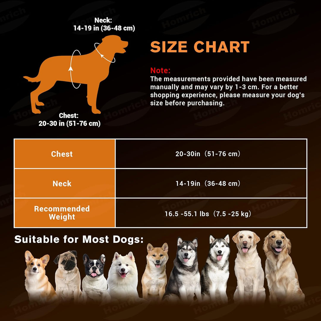 LED Leuchtgeschirr für Hunde - Aufladbar & Reflektierend Hundegeschirr, 3-Lagiges Air Mesh für Atmun