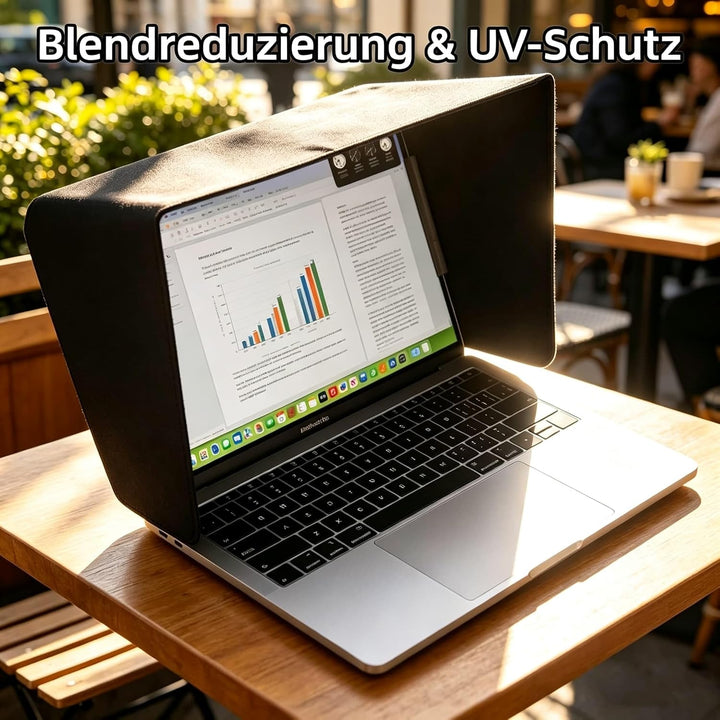 TYTX Laptop-Sonnenschutz für 15-16 Zoll, leichte blendfreie Bildschirmabdeckung für die Arbeit im Fr