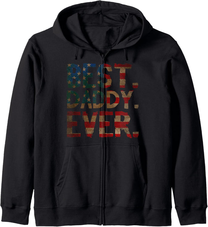 4. Juli Vatertag USA Papa - Best Daddy Ever Kapuzenjacke