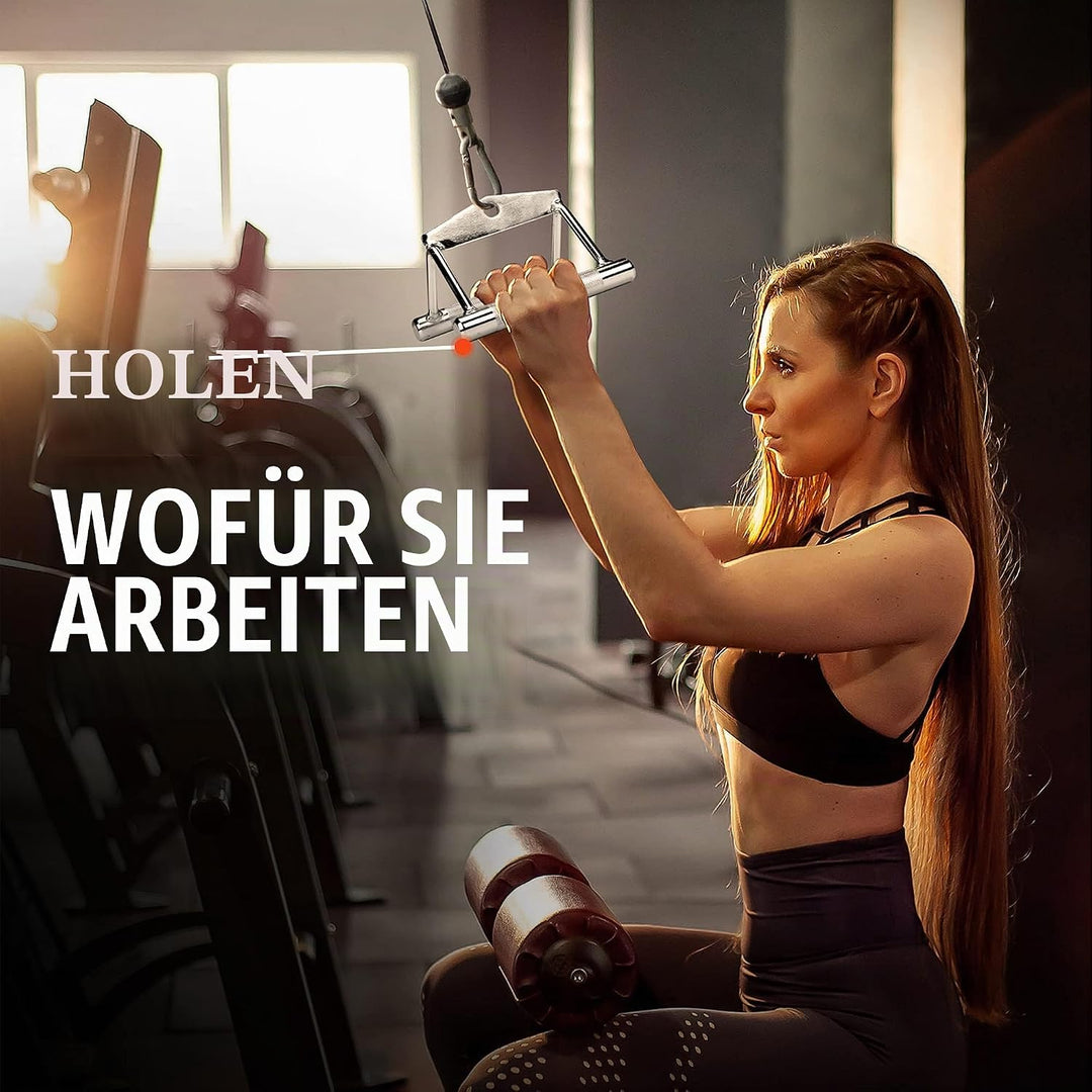 Yes4All Einhandgriff, Trizeps Griff, Fitness Griffe, Kabelzug, Seilzug Fitness, Latzug Griff, Gym Gr