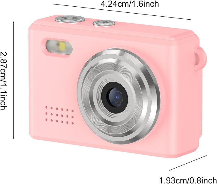 Annadue Keychain Digitalkamera 1080P 12 MP mit 0,96 Zoll Display, 6 Filtern, LED Licht, Tragbarer Re