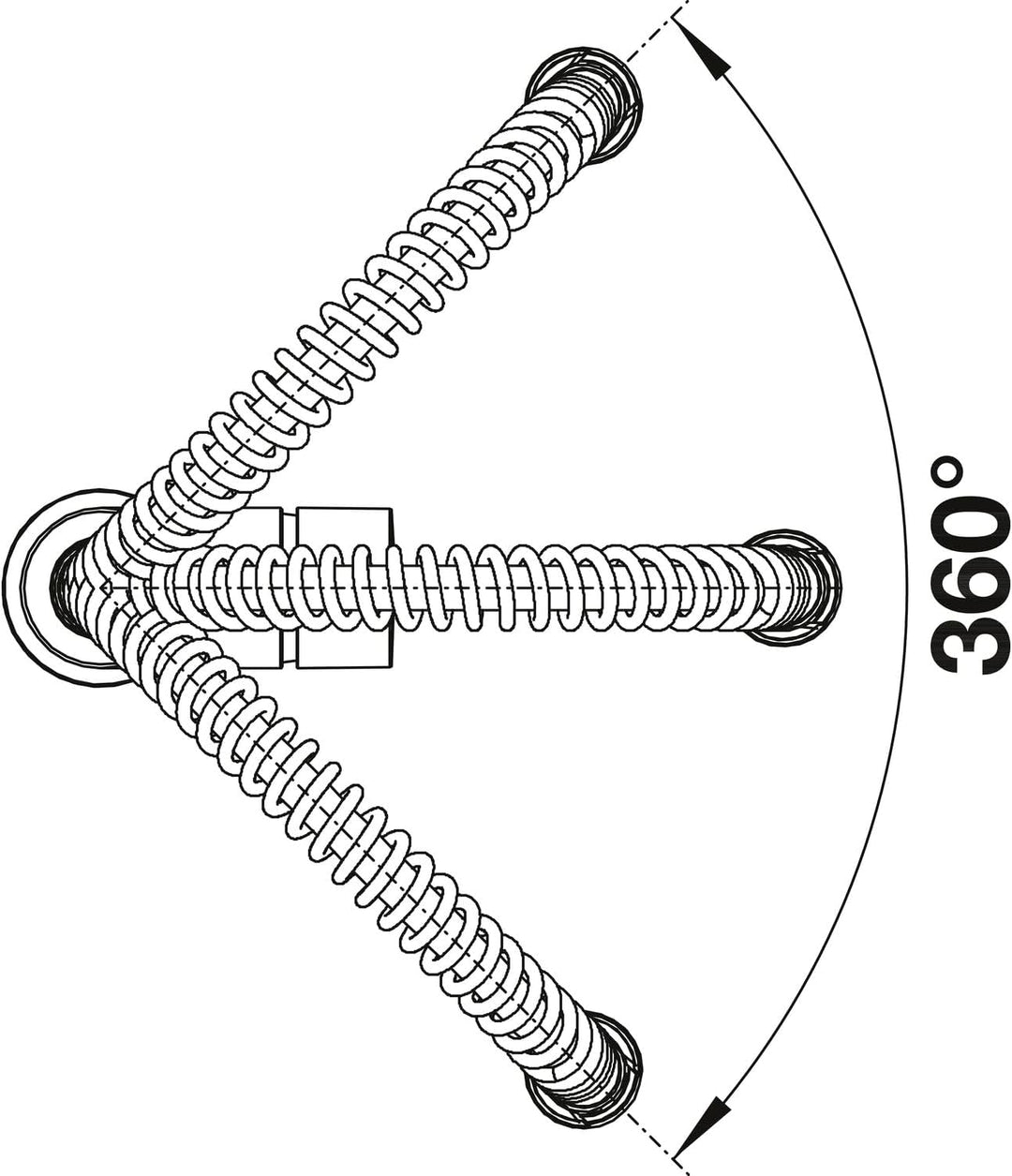 Blanco Catris-S, Einhandmischer mit ausziehbarer Schlauch-Brause / Küchenarmatur Hochdruck, Chrom, 1