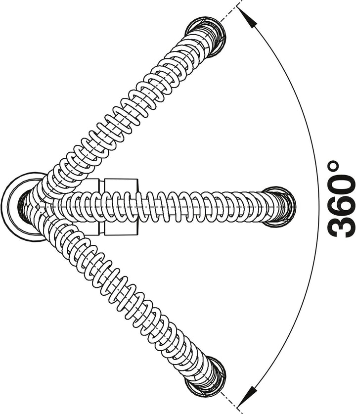 Blanco Catris-S, Einhandmischer mit ausziehbarer Schlauch-Brause / Küchenarmatur Hochdruck, Chrom, 1