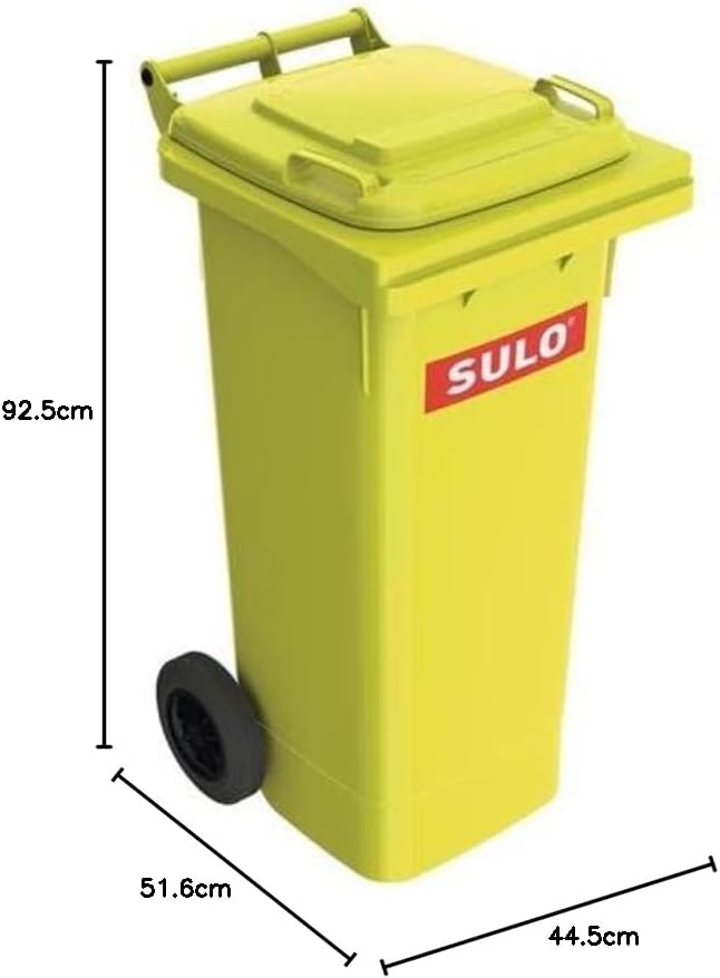 Sulo 1088390 Müllgrossbehälter 80l gelb a.Niederdruck-PE Rad-D.200mm