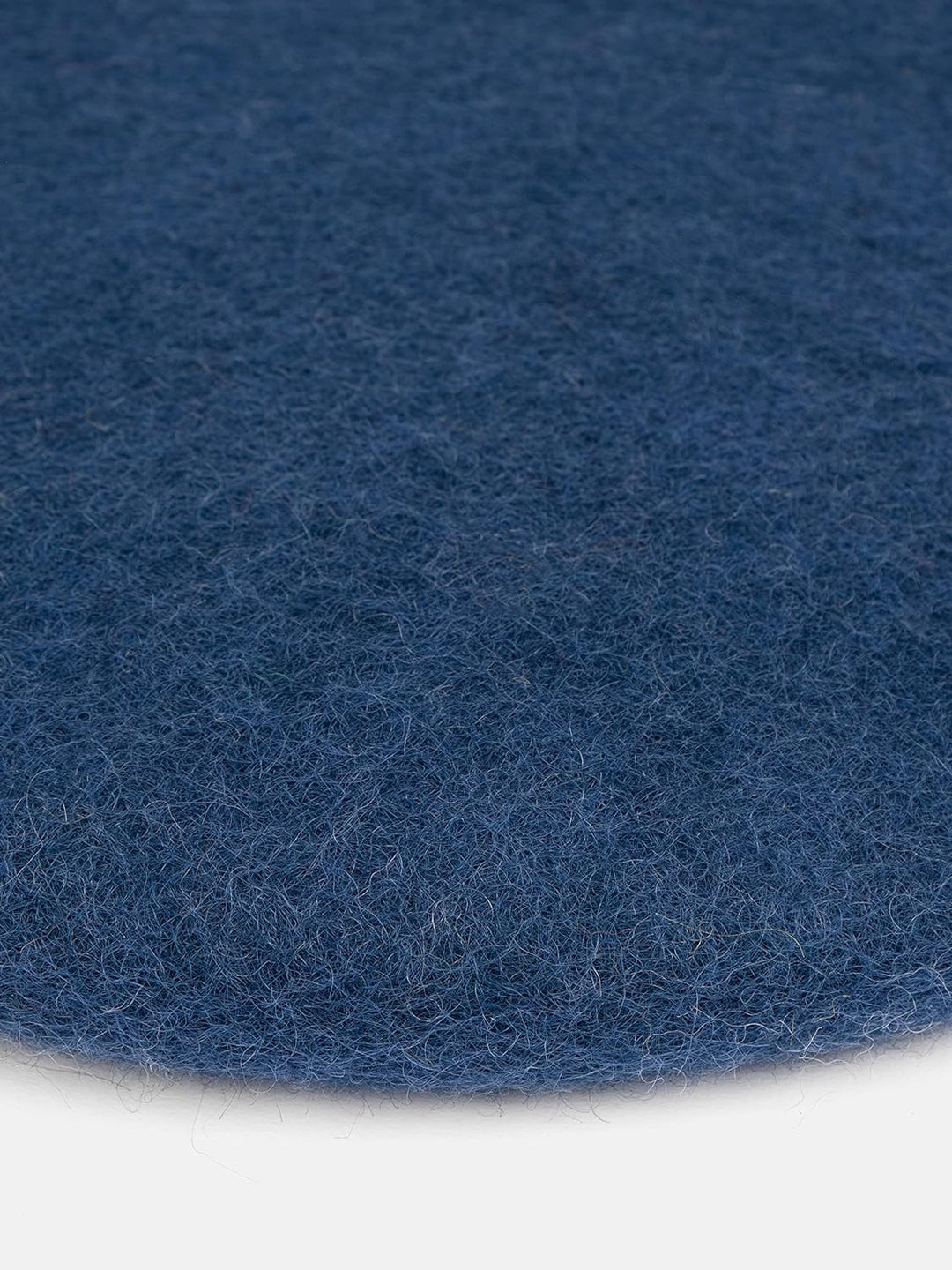 myfelt Flache Filz Sitzauflage, Filz Stuhlauflage - Alva - rund, Ø 36 cm, Dunkelblau, Dunkelblau
