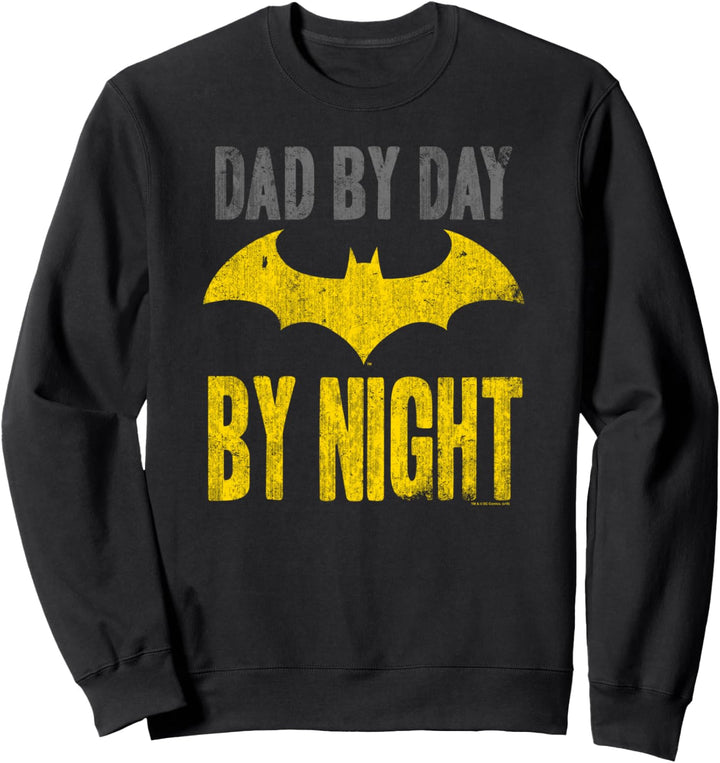 Batman Dad by Day Papa bei Tag, Batman by Nacht Sweatshirt