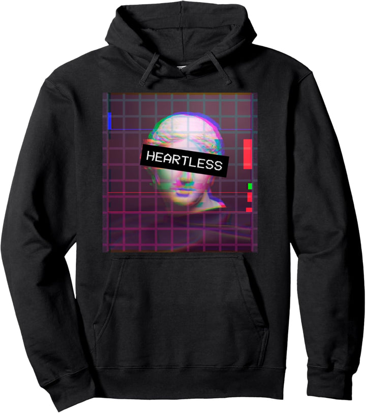 Heartless - Vaporwave Aesthetic David Statue Eboy Egirl Pullover Hoodie