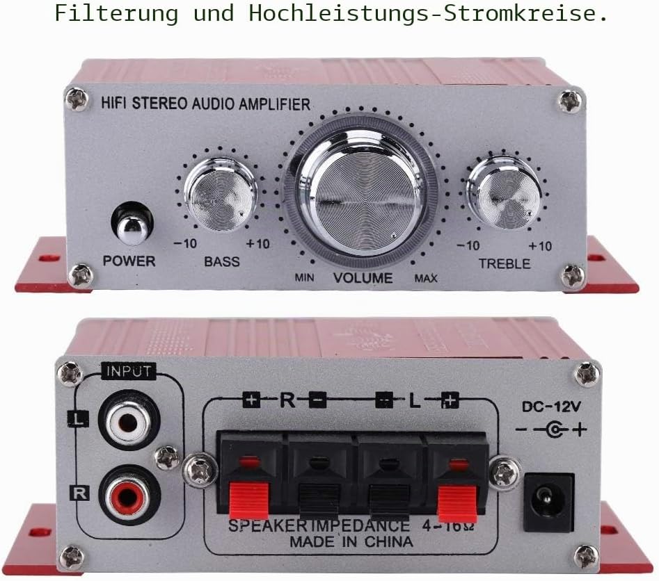 Annadue 4 Kanäle Digital Auto Auto Stereo Verstärker, Sound Mode Audio Music Player, für USB MP3 FM