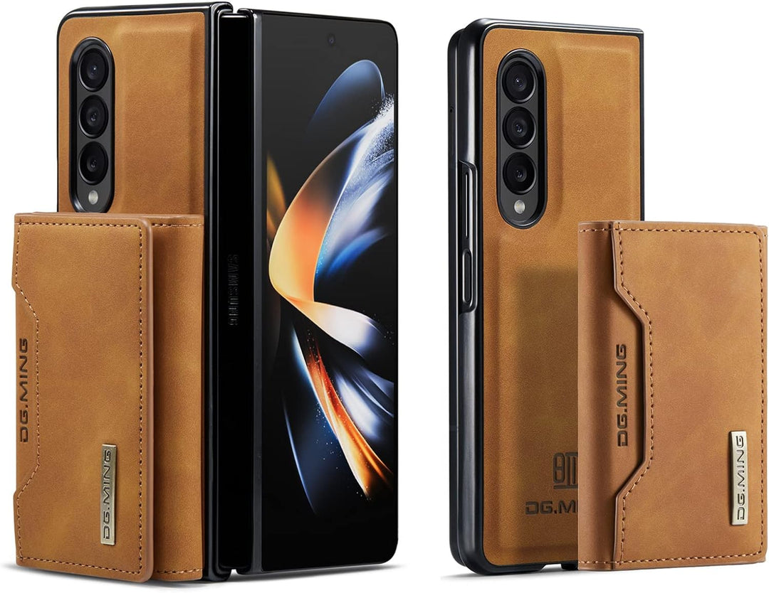 UDBKKDX 2 in 1 Handyhülle für Samsung Galaxy Z Fold 5, abnehmbare Brieftasche und magnetische Adsorp