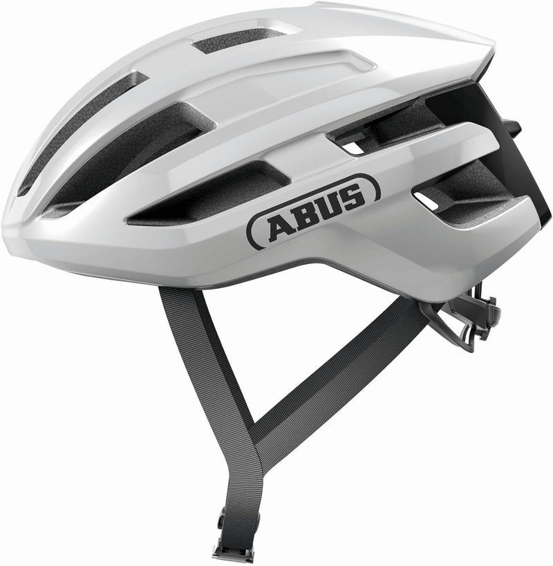 ABUS Rennradhelm PowerDome - leichter Fahrradhelm mit cleverem Belüftungssystem und aerodynamischem