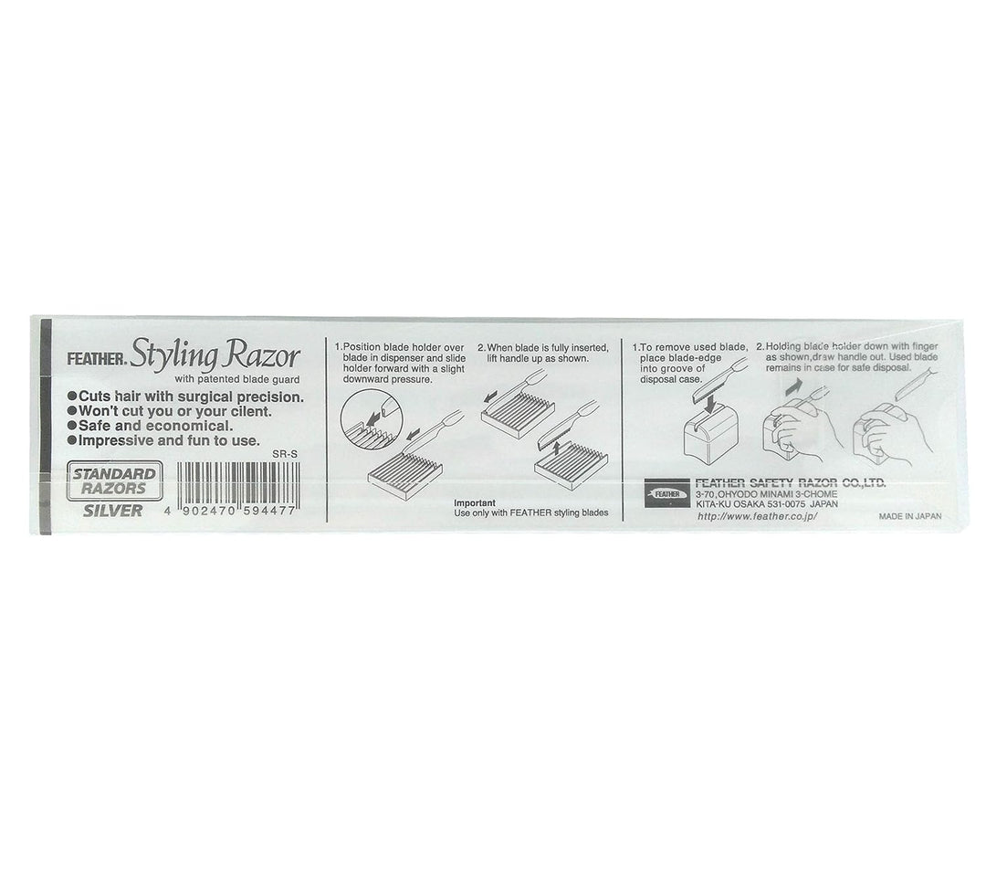 Feather Rasiermesser, silber