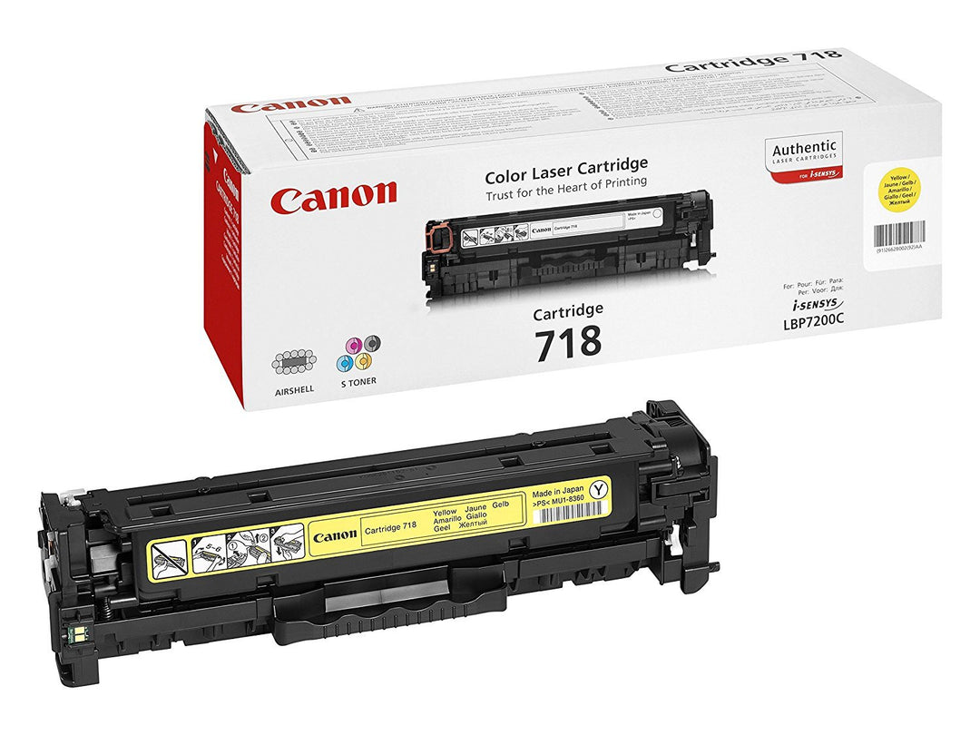 Canon Lasertoner, OEM-Nr. 718Y, 2.900 Seiten, gelb