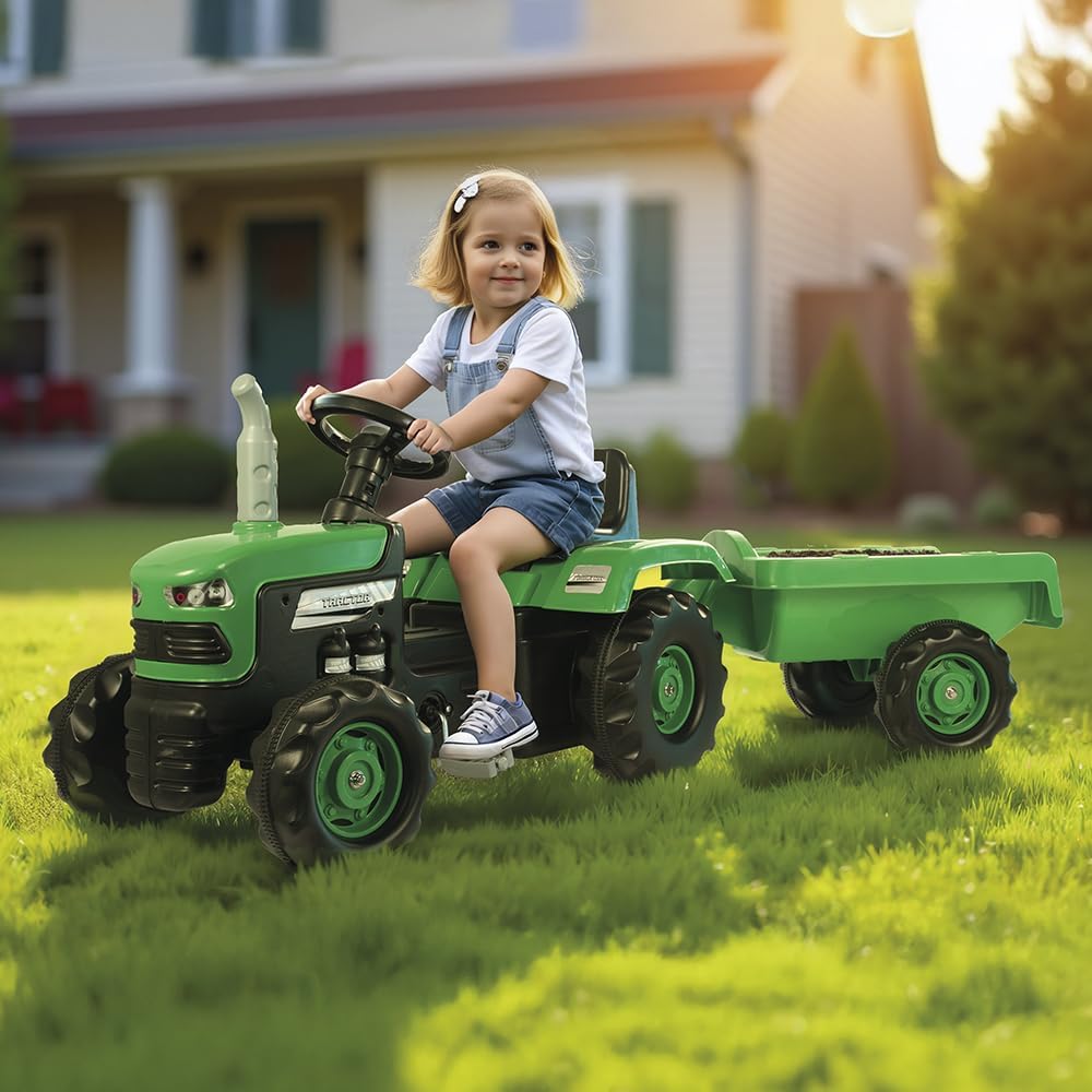 Siva 8053 - Kindertraktor mit Anhänger
