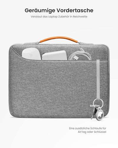 tomtoc 360° Tasche Hülle für 13 Zoll MacBook Air M2/A2681 M1/A2337 2022-2018, 13-Zoll MacBook Pro M2