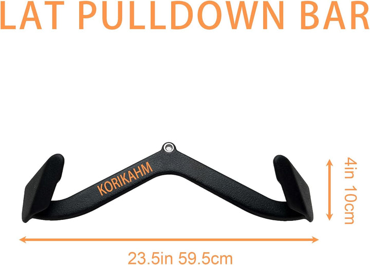 Ergonomic Design Lat Pull down Bar Grip Handle, Lat Pulldown Attachments, Strength Trainer for Athle